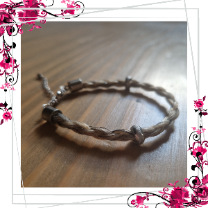 Bracelet SIMBAD - Crin de Cheval Artisanal