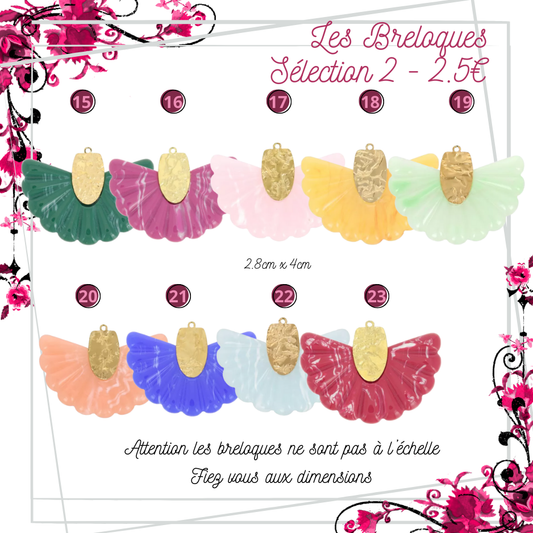 Bijou de sac - les Breloques sélection 2-2.5€