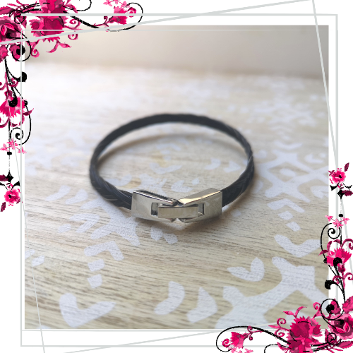 Bracelet AZUR petit modèle - Crin de Cheval Artisanal