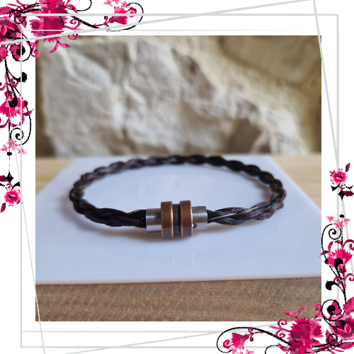 Bracelet OSIRIS - Crin de Taureau Artisanal