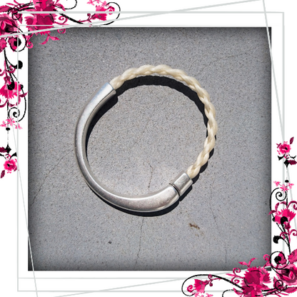 Bracelet HOMMAGE - Crin de Cheval Artisanal