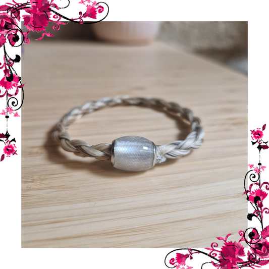 Bracelet LOUANGE - Crin de Cheval Artisanal