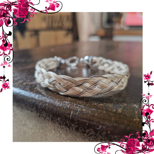 Bracelet FLAMBEAU - Crin de Cheval Artisanal