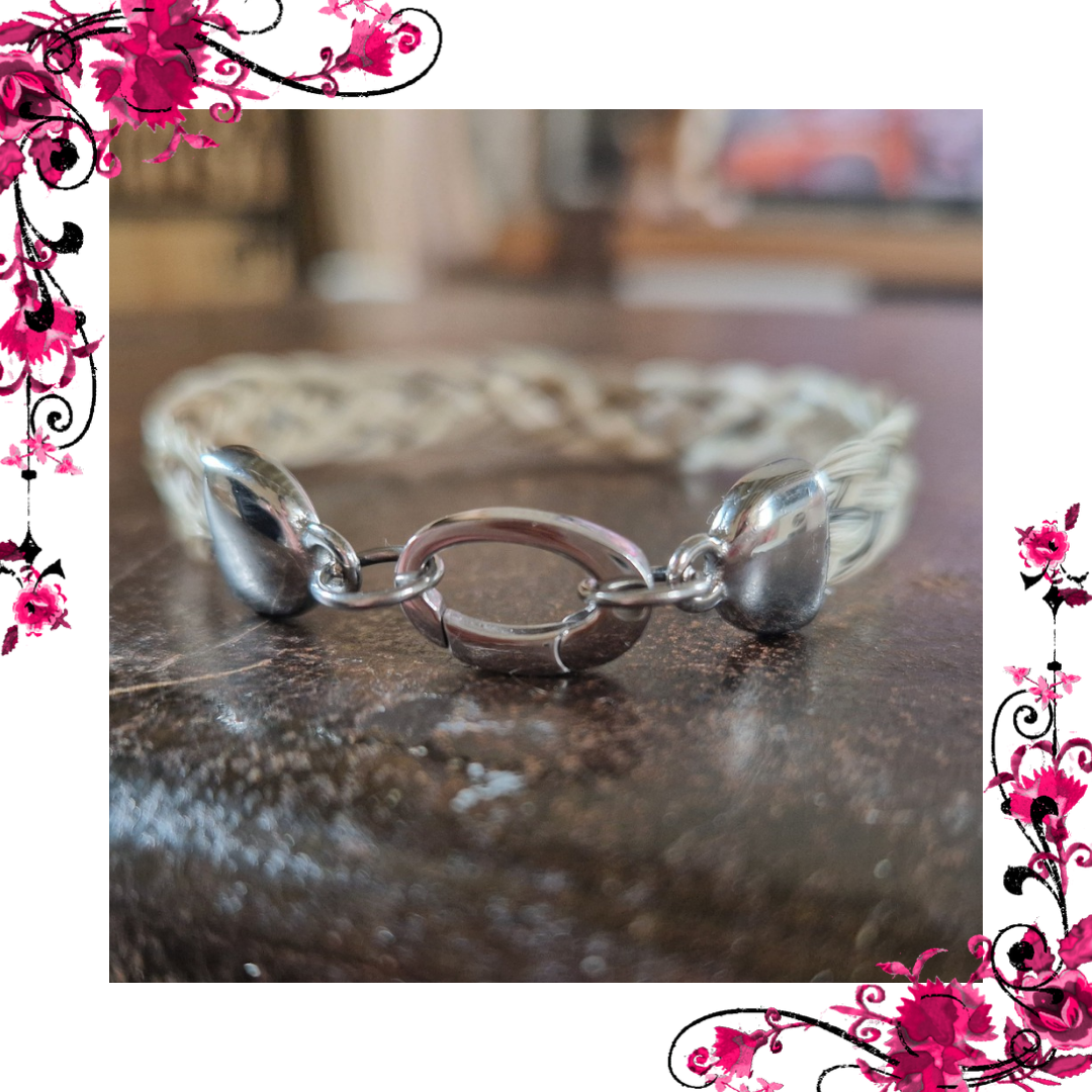 Bracelet FLAMBEAU - Crin de Cheval Artisanal
