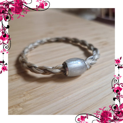 Bracelet LOUANGE - Crin de Cheval Artisanal