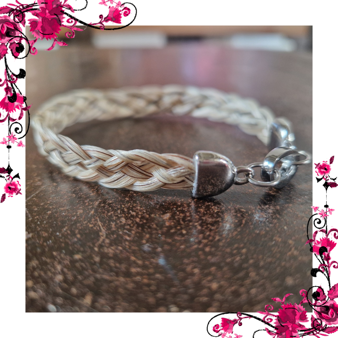 Bracelet FLAMBEAU - Crin de Cheval Artisanal