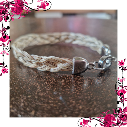 Bracelet FLAMBEAU - Crin de Cheval Artisanal